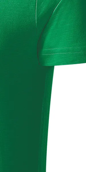 Herren-T-Shirt aus strukturierter Bio-Baumwolle - Schnitt mit Seitennähten