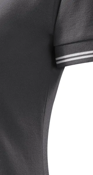 Kontrast-Poloshirt für Damen - Schnitt mit Seitennähten