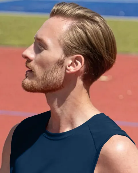 Herrentop - Klassischer Rundhalsausschnitt