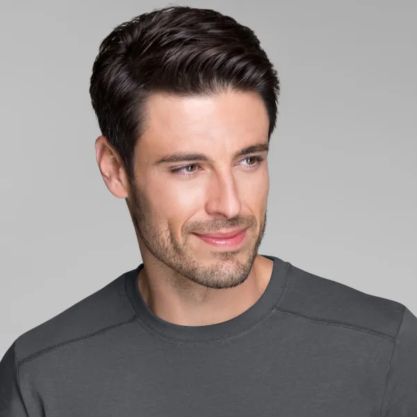 Herren T-Shirt verziert - Klassischer Rundhalsausschnitt