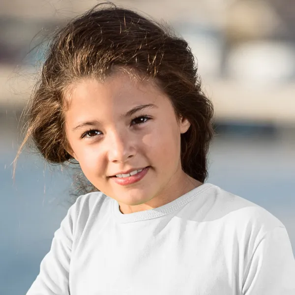 LangarmShirt für Kinder - Klassischer Rundhalsausschnitt