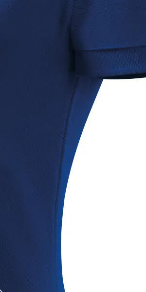Damen einfaches Poloshirt - Mit Seitennähten geschnitten