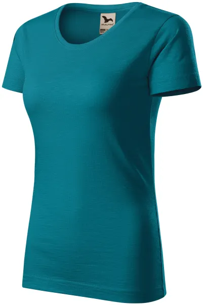 Damen-T-Shirt aus strukturierter Bio-Baumwolle - Damen T-Shirt für jeden Tag
