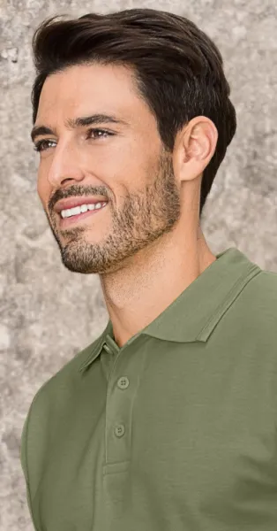 Loses Poloshirt der Männer - 3-Knopf-Verschluss