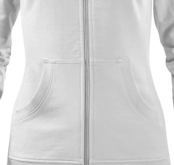 Damen Sweatshirt ohne Kapuze - Taillierter Schnitt mit Seitennähten