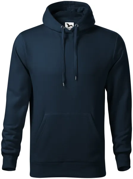 Herren Sweatshirt mit Kapuze ohne Reißverschluss - Lockere Passform mit Seitennähten