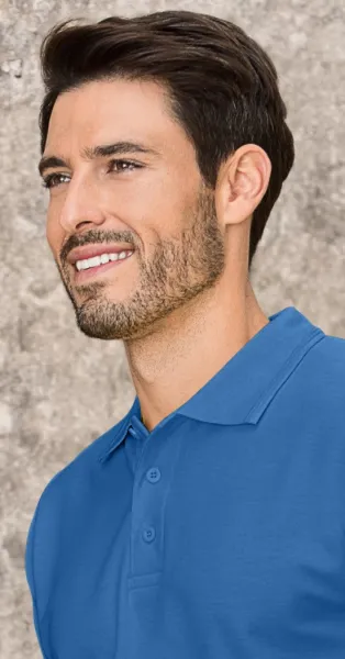 Loses Poloshirt der Männer - 3-Knopf-Verschluss