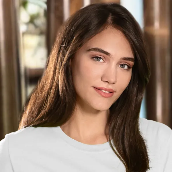 Damen klassisches T-Shirt - Klassischer Rundhalsausschnitt