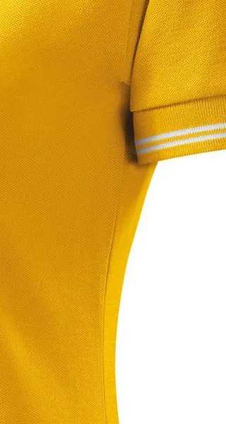 Kontrast-Poloshirt für Damen - Schnitt mit Seitennähten