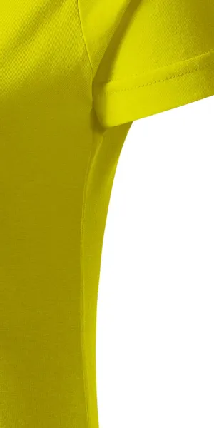 Damen einfaches T-Shirt - Schnitt mit Seitennähten