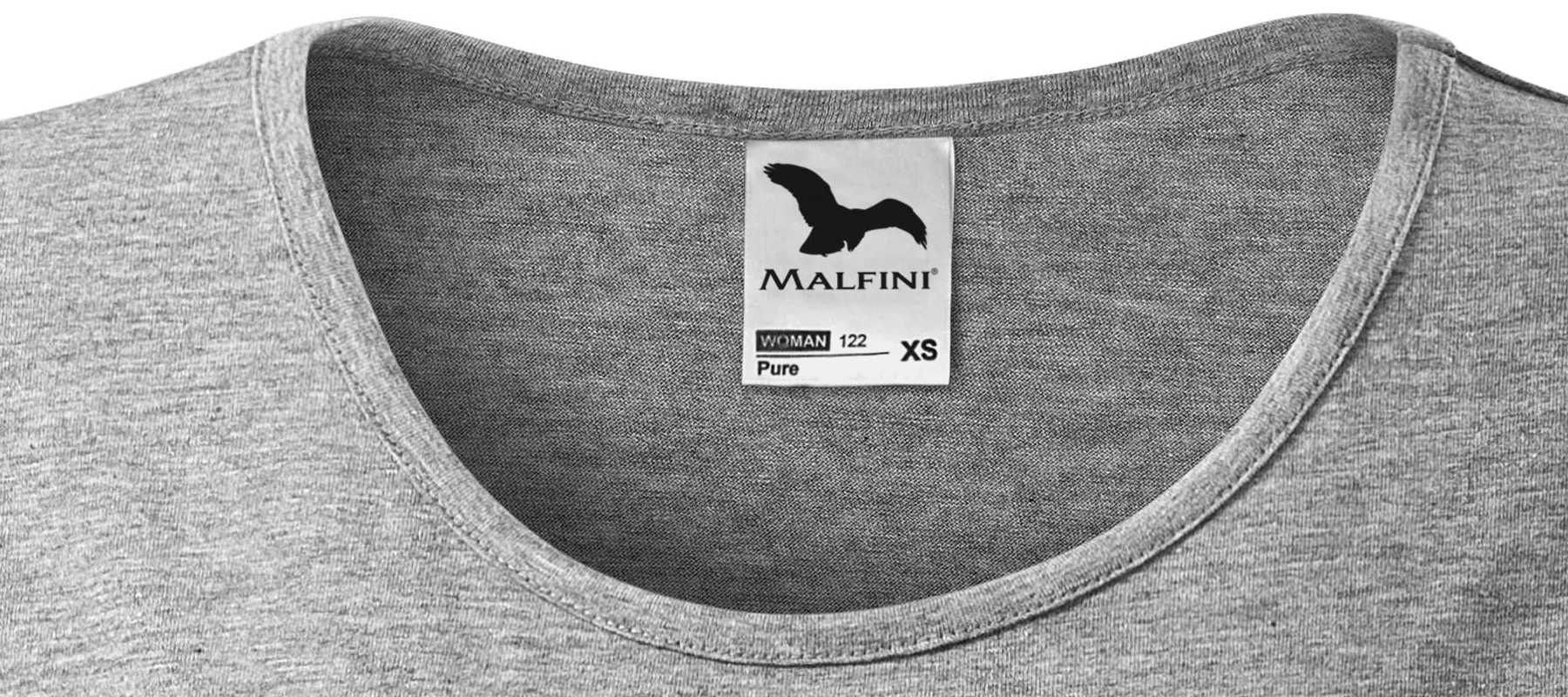 Damen T-Shirt mit sehr kurzen Ärmeln - Klassischer Rundhalsausschnitt