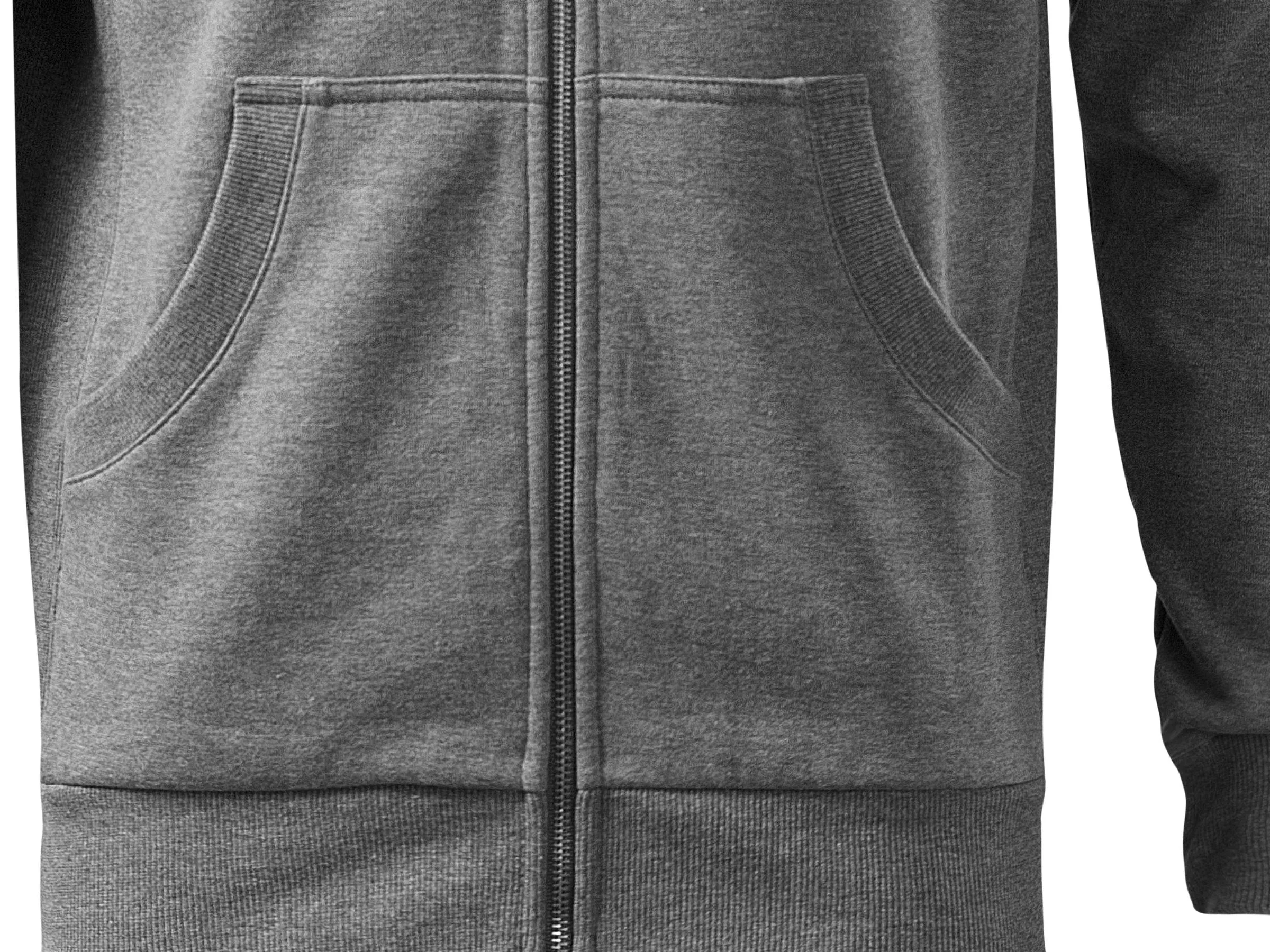 Herren Sweatshirt ohne Kapuze - Taschen im Känguru-Stil