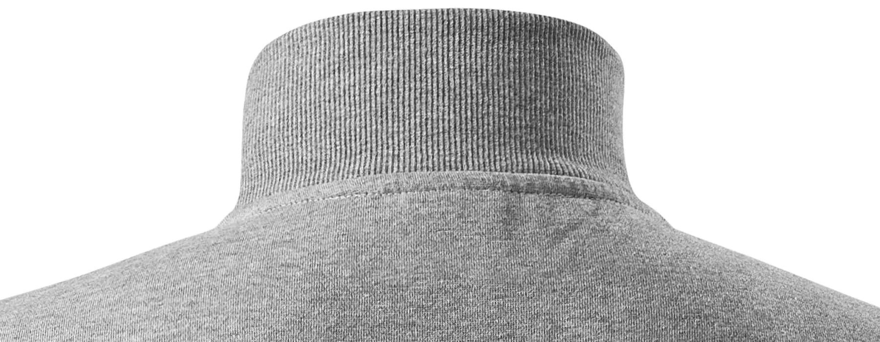 Herren Sweatshirt ohne Kapuze - Hoher Kragen
