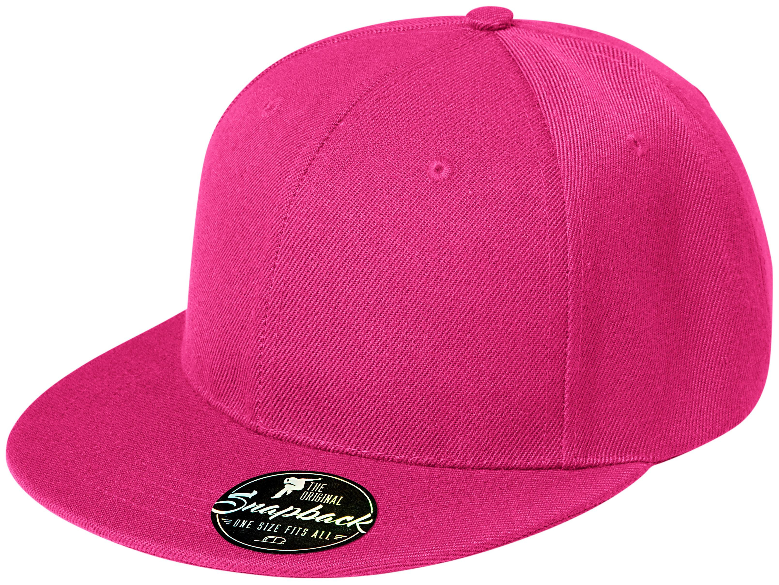 Snapback 6-teilig, lila, einstellbar