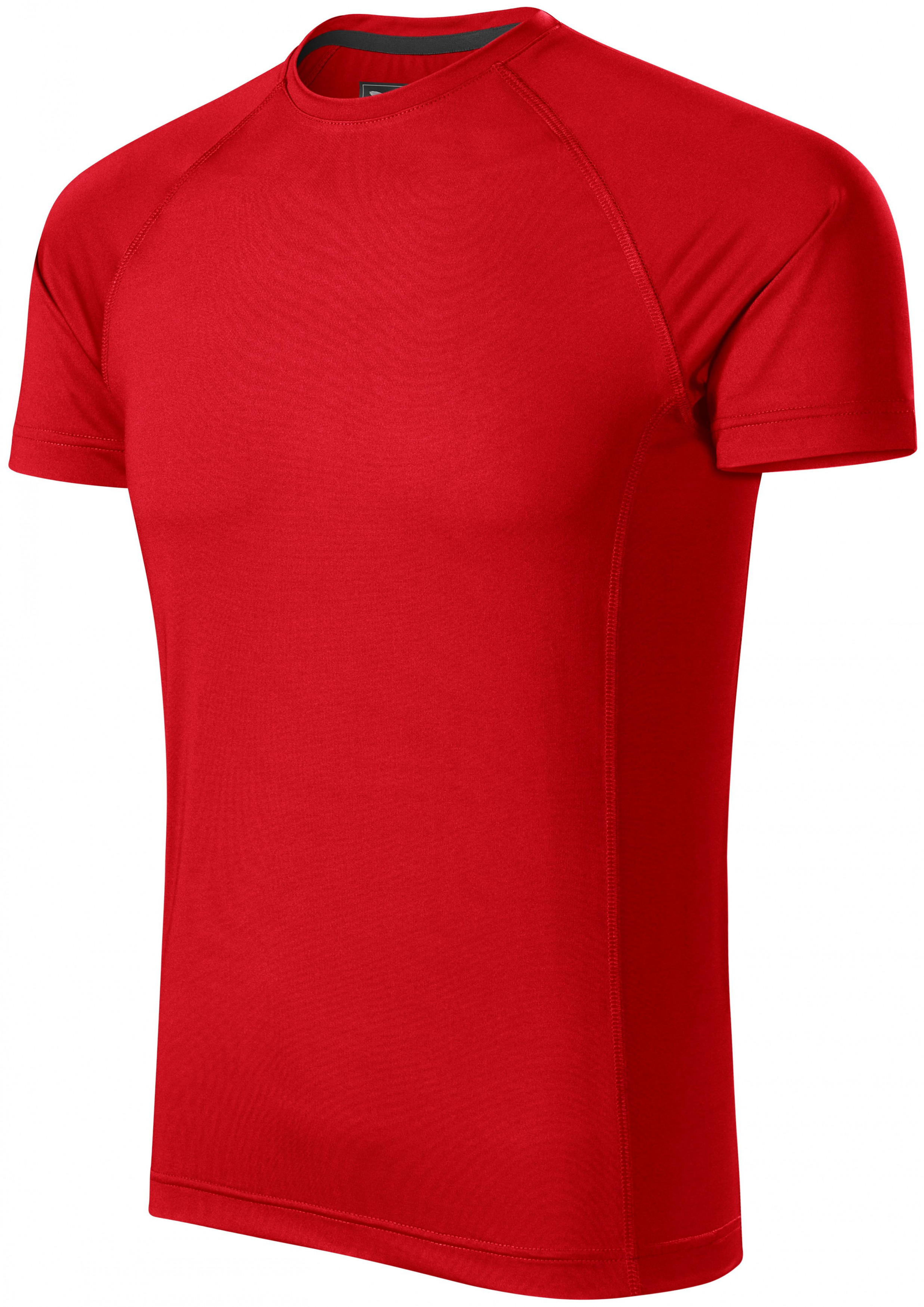 Sport-T-Shirt für Herren, rot, L