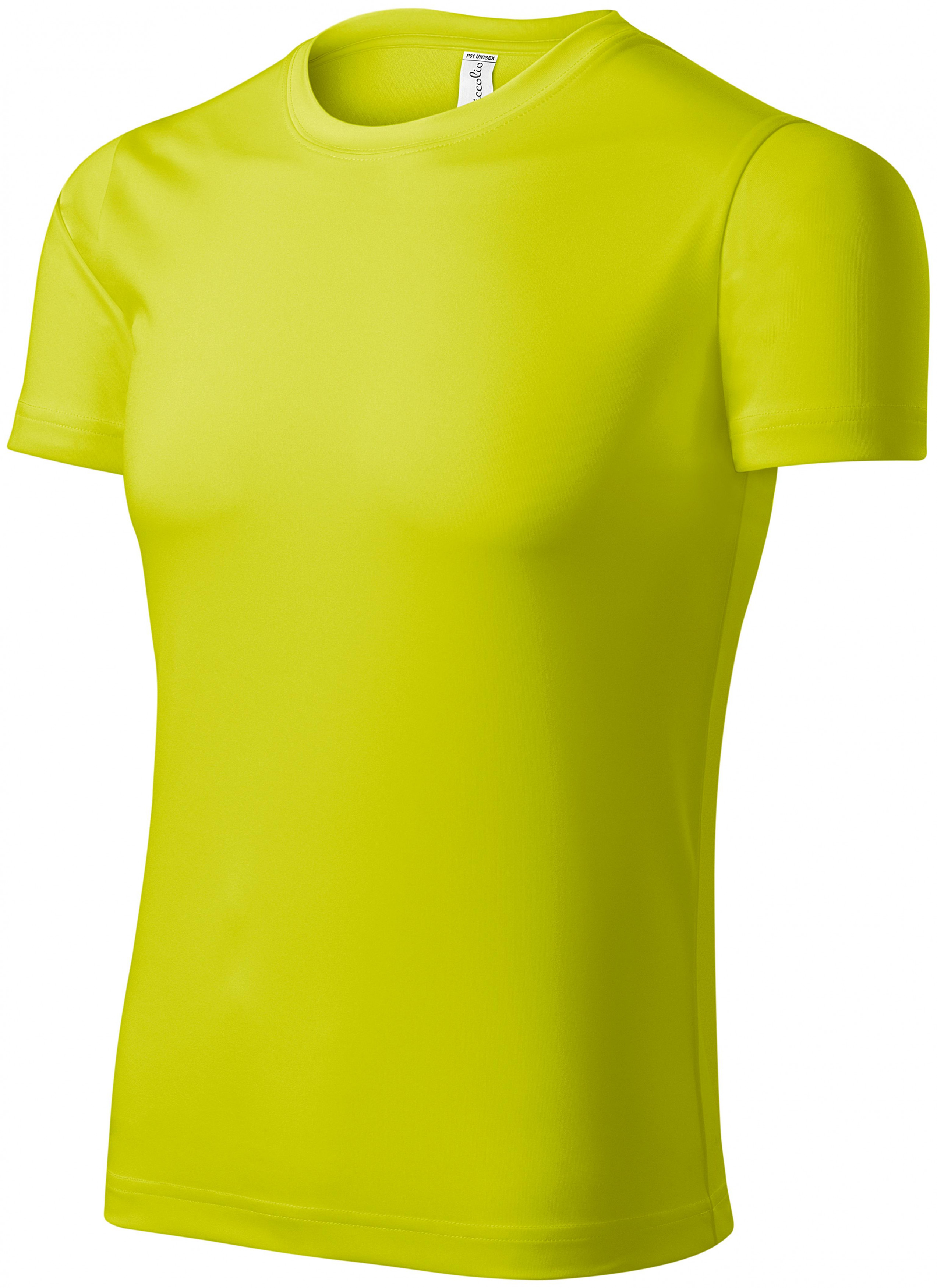 Unisex Sport T-Shirt, Neon Gelb, XS
